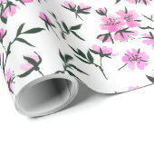 Weißkirschblüte Geschenkpapier (Rolleneckpunkt)