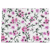 Weißkirschblüte Große Geschenktüte (Vorderseite)