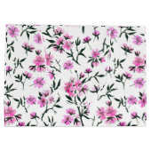 Weißkirschblüte Große Geschenktüte (Rückseite)