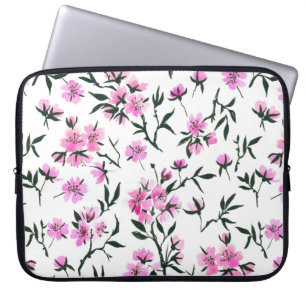Weißkirschblüte Laptopschutzhülle