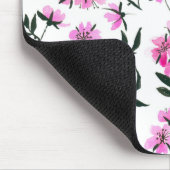 Weißkirschblüte Mousepad (Ecke)