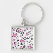 Weißkirschblüte Schlüsselanhänger (Vorne)