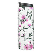 Weißkirschblüte Thermosbecher (Nach rechts gedreht)