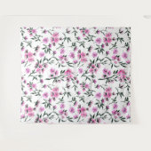 Weißkirschblüte Wandteppich (Vorderseite (Horizontal))