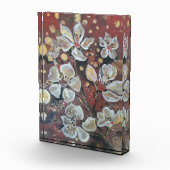 Weißkirsche blüht im Hintergrund Fotoblock (Rechts)