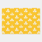 Weißklee Golden Gelb Geschenkpapier Set (Vorderseite 3)