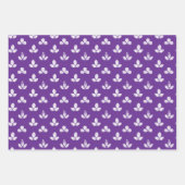 Weißklee Lila Geschenkpapier Set (Vorderseite 2)