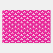 Weißklee Pink Fuchsia Geschenkpapier Set (Vorderseite 2)