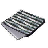 WEISSKONKRETES GEBÄUDE LAPTOPSCHUTZHÜLLE (Vorne Knopf)