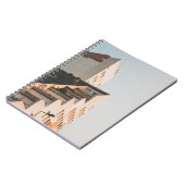 WEISSKONKRETES GEBÄUDE NOTIZBLOCK (Linke Seite)