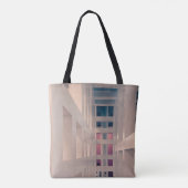 WEISSKONKRETES GEBÄUDE TASCHE (Rückseite)
