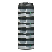 WEISSKONKRETES GEBÄUDE THERMOSBECHER (Rückseite)