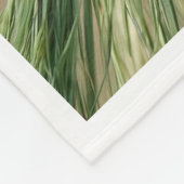 Weißköpfige Büffelweberdecke Fleecedecke (Ecke)
