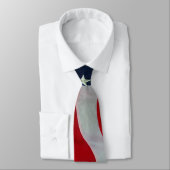 WEISSKOPFSEEADLER --AMERIKANISCHE FLAGGE KRAWATTE (Gebunden)