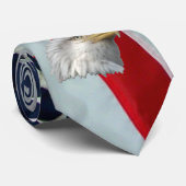 WEISSKOPFSEEADLER --AMERIKANISCHE FLAGGE KRAWATTE (Gerollt)