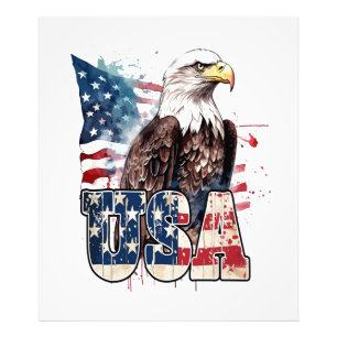 Weißkopfseeadler Amerikas 250. Geburtstag Fotodruck