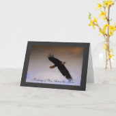 Weißkopfseeadler-Anmerkungs-Karte Karte (Gelbe Blume)