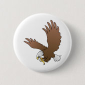 Weißkopfseeadler Button (Vorderseite)