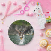 Weißkopfseeadler der große Fang Pappteller (Party)