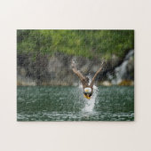 Weißkopfseeadler der große Fang Puzzle (Horizontal)