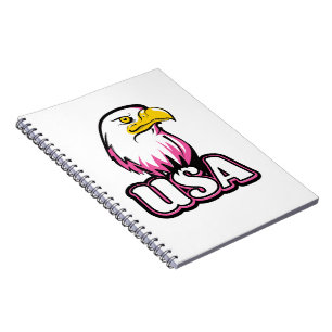 Weißkopfseeadler der USA Notizblock