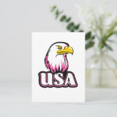 Weißkopfseeadler der USA Postkarte (Stehend Vorderseite)