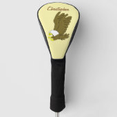 Weißkopfseeadler-Design Golf Headcover (Vorderseite)