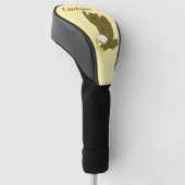 Weißkopfseeadler-Design Golf Headcover (angewinkelt)