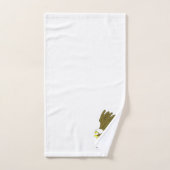 Weißkopfseeadler-Design Monogramm Badhandtuch Set (Handtuch)