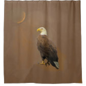 Weißkopfseeadler Duschvorhang (Vorderseite)