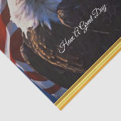 Weißkopfseeadler ein Freiheitsstatue eine Seidenpapier (Ausschnitt)