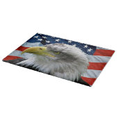Weißkopfseeadler-Flagge-Schneidebrett Schneidebrett (Ecke)