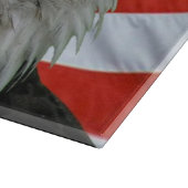 Weißkopfseeadler-Flagge-Schneidebrett Schneidebrett (Ecke)