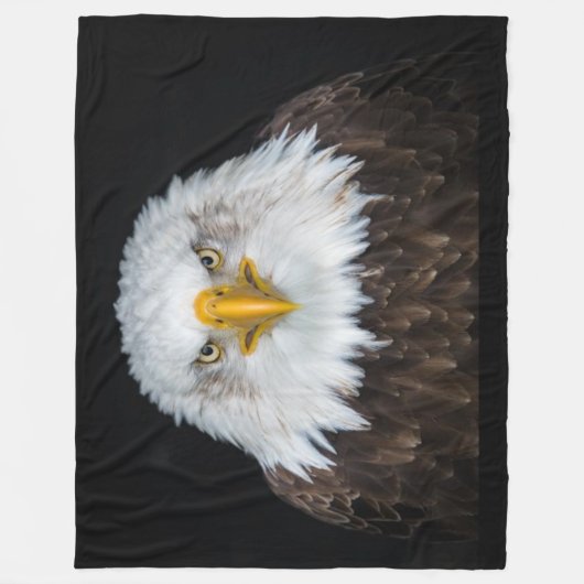 WEISSKOPFSEEADLER FLEECEDECKE (Vorderseite)