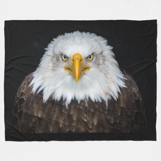 WEISSKOPFSEEADLER FLEECEDECKE (Vorderseite (Horizontal))