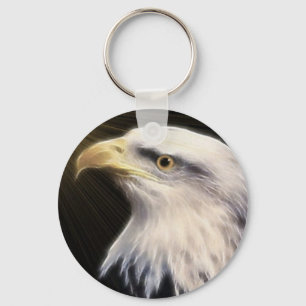 Weißkopfseeadler/Fliege mit Eagles Schlüsselanhänger