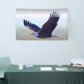 Weißkopfseeadler-Fliegen Banner (Messeveranstaltung)