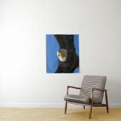 Weißkopfseeadler fliegt ganz nah vorbei wandteppich (Beispiel)