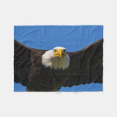 Weißkopfseeadler Flug nah Fleecedecke (Vorderseite (Horizontal))