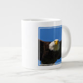 Weißkopfseeadler Flug nah Jumbo-Tasse (Vorderseite Rechts)