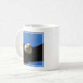 Weißkopfseeadler Flug nah Kaffeetasse (Vorderseite Links)