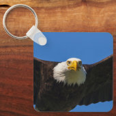 Weißkopfseeadler Flug nah Schlüsselanhänger (Vorderseite)