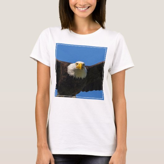 Weißkopfseeadler Flug nah T-Shirt (Vorderseite)