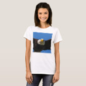 Weißkopfseeadler Flug nah T-Shirt (Vorne ganz)