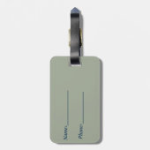 Weißkopfseeadler Gepäckanhänger (Rückseite vertikal)