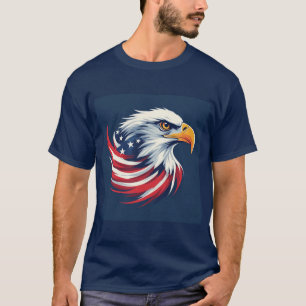Weißkopfseeadler-Geschenk für ihn – USA-patriotisc T-Shirt