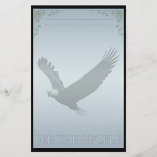 Weißkopfseeadler-Gewohnheits-Briefpapier Briefpapier