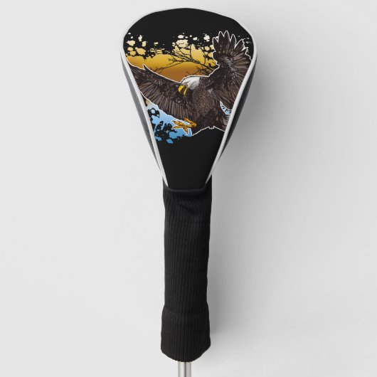 Weißkopfseeadler Golf Headcover (Vorderseite)