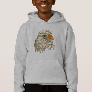 Weißkopfseeadler Greifvogeldesign Hoodie