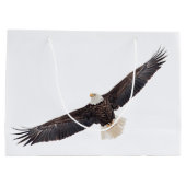Weißkopfseeadler Große Geschenktüte (Rückseite)
